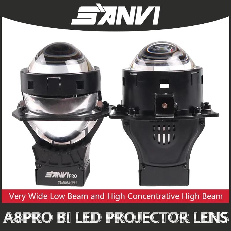 Sanvi A8pro Bi LED   Ʈ, Hella 3R G5  ڵ LED  工, 53w 5500k ڵ LED  ׼